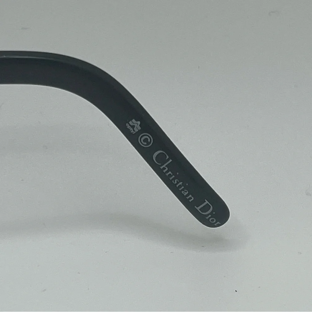 Christian Dior black and blue vintage sunglasses. Made in Germany 2277 90. - Picture 10 of 12